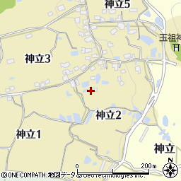 大阪府八尾市神立2丁目49周辺の地図