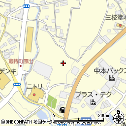 三重県名張市蔵持町周辺の地図