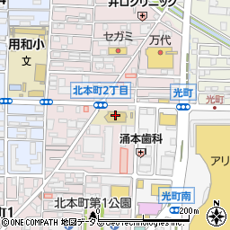 大阪経済法科大学　八尾駅前キャンパス周辺の地図