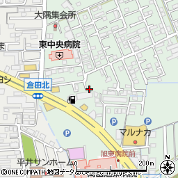 岡山県岡山市中区倉田625-16周辺の地図