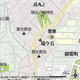 勝田塾周辺の地図