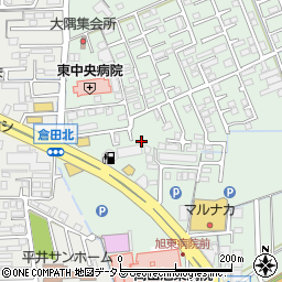 岡山県岡山市中区倉田625-17周辺の地図