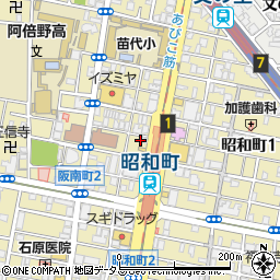 ドコモショップ昭和町店周辺の地図