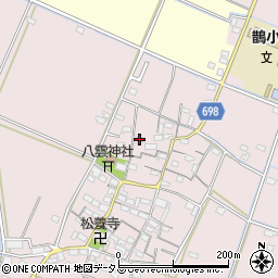 三重県松阪市笠松町254周辺の地図
