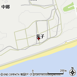 愛知県田原市南神戸町荒子周辺の地図