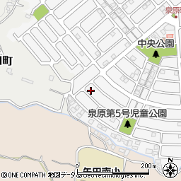 奈良県大和郡山市泉原町32-4周辺の地図