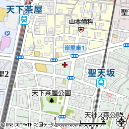 セブンイレブン大阪岸里東１丁目店周辺の地図