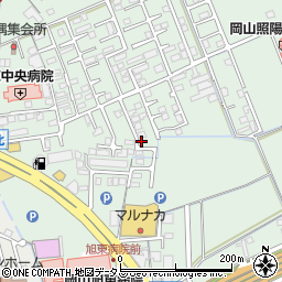 岡山県岡山市中区倉田604周辺の地図