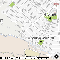 奈良県大和郡山市泉原町32-3周辺の地図