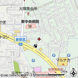 岡山県岡山市中区倉田625-10周辺の地図