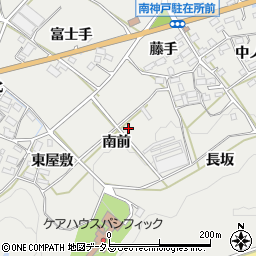 愛知県田原市南神戸町南前周辺の地図