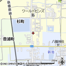 奈良県大和郡山市本庄町241周辺の地図