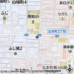 株式会社洋電社　八尾営業所周辺の地図
