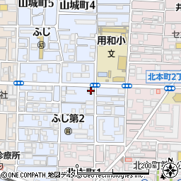 奥田ガスセンター周辺の地図