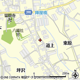愛知県田原市八王子町道上88周辺の地図