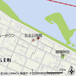 三重県松阪市五主町1197周辺の地図