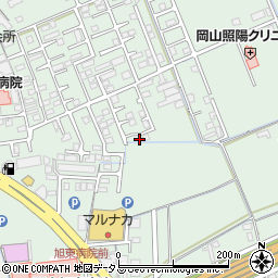 岡山県岡山市中区倉田650周辺の地図