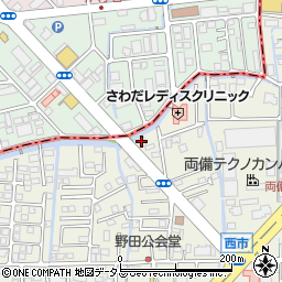 ファミリーホーム岡山支店周辺の地図