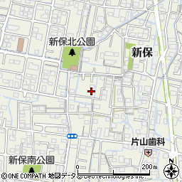 岡山県岡山市南区新保周辺の地図