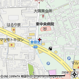 サンライズ倉田周辺の地図