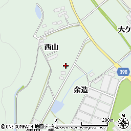 愛知県田原市赤羽根町余造周辺の地図