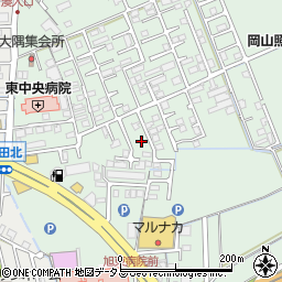 岡山県岡山市中区倉田648周辺の地図
