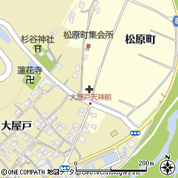 三重県名張市松原町898-1周辺の地図