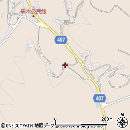 岡山県井原市美星町黒木729周辺の地図