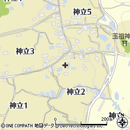 大阪府八尾市神立2丁目32周辺の地図