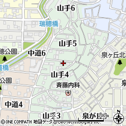 平成山手ハイツ１周辺の地図