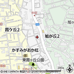 兵庫県神戸市垂水区仲田周辺の地図