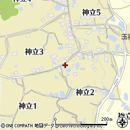 大阪府八尾市神立2丁目36周辺の地図