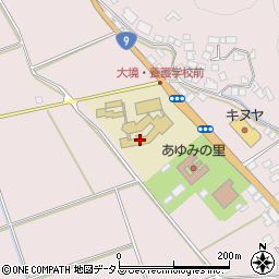 島根県立益田養護学校周辺の地図