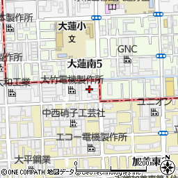西田鈑金第二工場周辺の地図