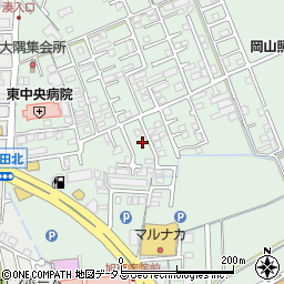 岡山県岡山市中区倉田647周辺の地図