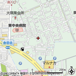岡山県岡山市中区倉田645周辺の地図