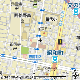 フローライト阪南町周辺の地図