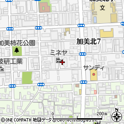 大阪府大阪市平野区加美北7丁目8周辺の地図