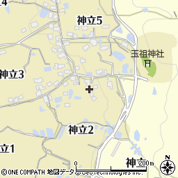 大阪府八尾市神立2丁目15周辺の地図