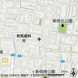 岡山県岡山市南区新保1317-6周辺の地図