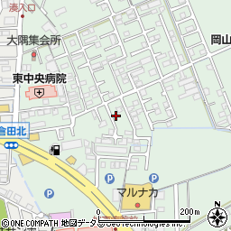 岡山県岡山市中区倉田646周辺の地図