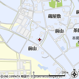 愛知県田原市大草町前山18周辺の地図
