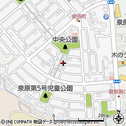 奈良県大和郡山市泉原町23周辺の地図