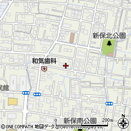 岡山県岡山市南区新保1317-7周辺の地図
