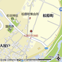 三重県名張市松原町897周辺の地図