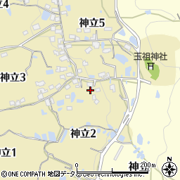 大阪府八尾市神立2丁目16周辺の地図