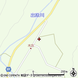 広島県山県郡北広島町木次677周辺の地図