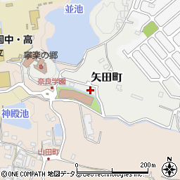 奈良県大和郡山市矢田町6073-22周辺の地図