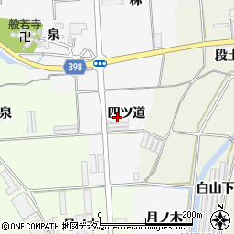 愛知県田原市伊川津町（四ツ道）周辺の地図