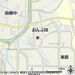 愛知県田原市村松町おんぶ田110周辺の地図